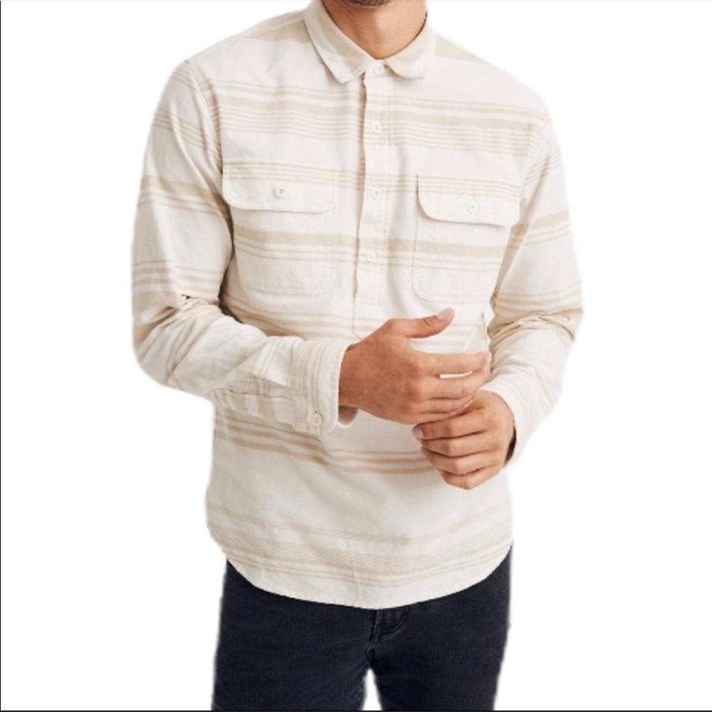 Madewell Moleskin Long-Sleeve
Pullover Workshirt